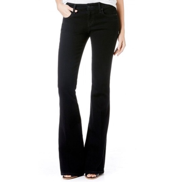 LAST CHANCE Level 99 Black Dahlia Flare Trouser Pant Jean - Picture 4 of 8